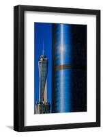 New Los Angeles skyline viewed from City Hall, Los Angeles, California-null-Framed Photographic Print