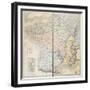 New Map of France, The Versified Geography Of France, 1862-Victor Guillon-Framed Giclee Print