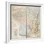 New Map of France, The Versified Geography Of France, 1862-Victor Guillon-Framed Giclee Print