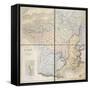 New Map of France, The Versified Geography Of France, 1862-Victor Guillon-Framed Stretched Canvas