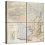 New Map of France, The Versified Geography Of France, 1862-Victor Guillon-Stretched Canvas