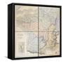 New Map of France, The Versified Geography Of France, 1862-Victor Guillon-Framed Stretched Canvas