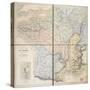 New Map of France, The Versified Geography Of France, 1862-Victor Guillon-Stretched Canvas