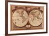 New Map of the World-null-Framed Art Print