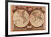 New Map of the World-null-Framed Art Print