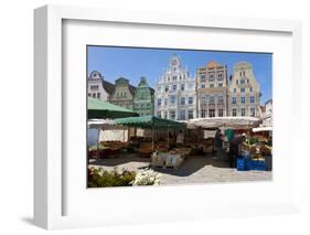 New Market Square, Rostock, Germany-Peter Adams-Framed Photographic Print