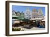 New Market Square, Rostock, Germany-Peter Adams-Framed Photographic Print