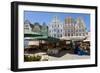 New Market Square, Rostock, Germany-Peter Adams-Framed Photographic Print