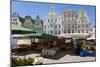 New Market Square, Rostock, Germany-Peter Adams-Mounted Photographic Print