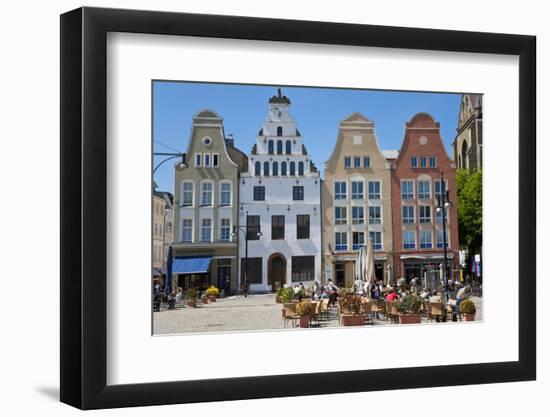 New Market Square, Rostock, Germany-Peter Adams-Framed Photographic Print