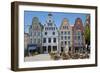 New Market Square, Rostock, Germany-Peter Adams-Framed Photographic Print