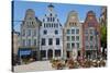 New Market Square, Rostock, Germany-Peter Adams-Stretched Canvas