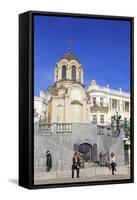 New Martyrs and Confessors of Russia Chapel, Yalta, Crimea, Ukraine, Europe-Richard Cummins-Framed Stretched Canvas