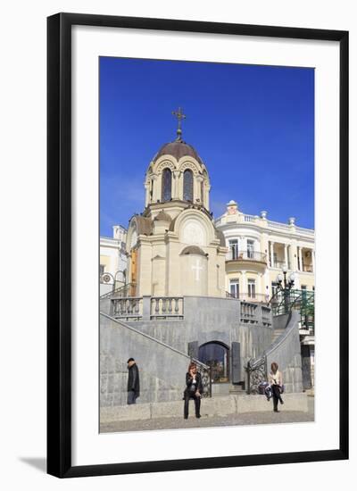 New Martyrs and Confessors of Russia Chapel, Yalta, Crimea, Ukraine, Europe-Richard Cummins-Framed Photographic Print