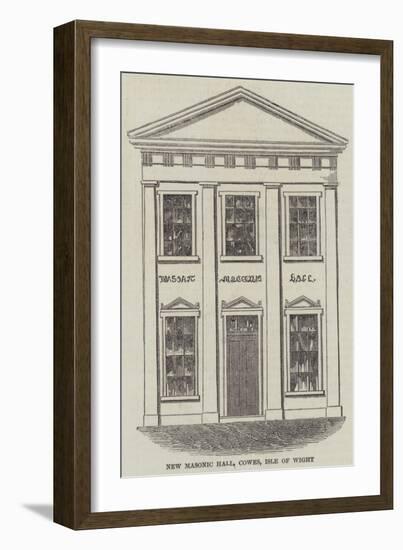 New Masonic Hall, Cowes, Isle of Wight-null-Framed Giclee Print