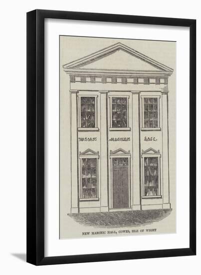 New Masonic Hall, Cowes, Isle of Wight-null-Framed Giclee Print