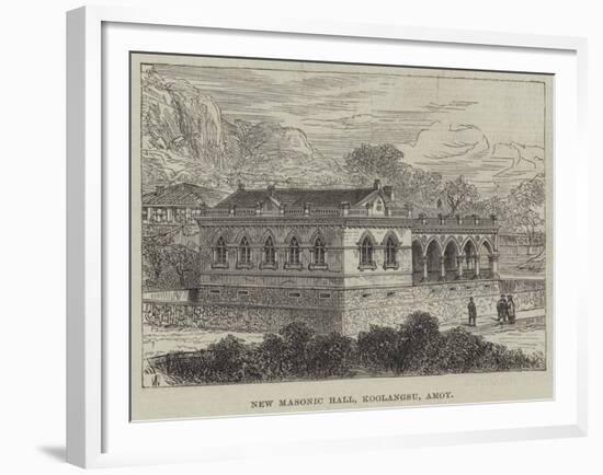 New Masonic Hall, Koolangsu, Amoy-Frank Watkins-Framed Giclee Print