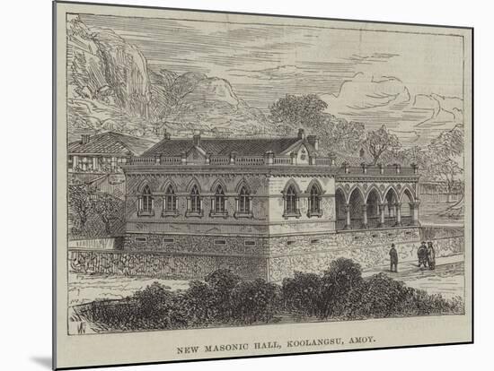New Masonic Hall, Koolangsu, Amoy-Frank Watkins-Mounted Giclee Print