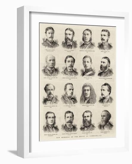 New Members of the House of Commons, III-null-Framed Giclee Print