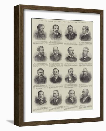 New Members of the New House of Commons-null-Framed Giclee Print