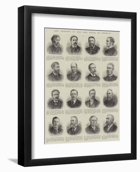 New Members of the New House of Commons-null-Framed Giclee Print