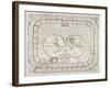 New Method of Geography of the World with the Most Considerable Cities Of The Earth, Paris, 1718-null-Framed Giclee Print