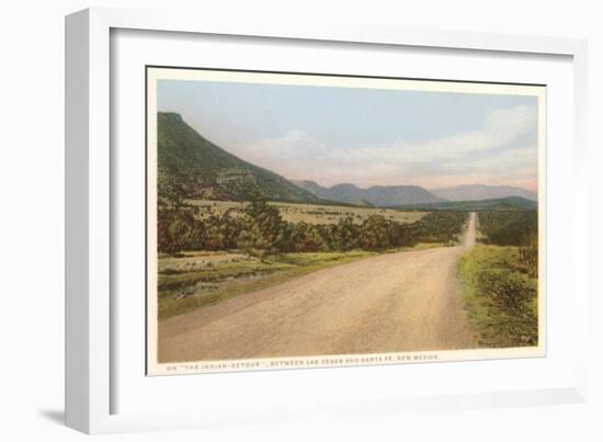 New Mexican Road-null-Framed Art Print