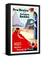New Mexico And Arizona Rockies; Land Of History And Mystery-William Willmarth-Framed Stretched Canvas