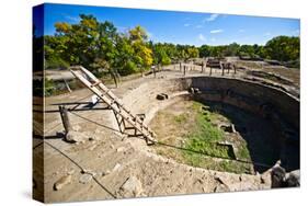 New Mexico, Archaeological Site-Bernard Friel-Stretched Canvas