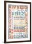 New Mexico - Barnwood Typography-Lantern Press-Framed Art Print