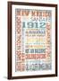 New Mexico - Barnwood Typography-Lantern Press-Framed Art Print