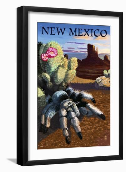 New Mexico - Blond Tarantula-Lantern Press-Framed Art Print