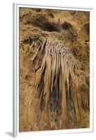 New Mexico, Carlsbad Caverns National Park. Calcite Flowstone in the Big Room-Kevin Oke-Framed Premium Photographic Print