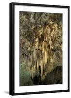 New Mexico, Carlsbad Caverns National Park. the Chandelier Stalactite Formation-Kevin Oke-Framed Photographic Print