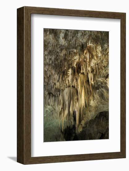 New Mexico, Carlsbad Caverns National Park. the Chandelier Stalactite Formation-Kevin Oke-Framed Photographic Print