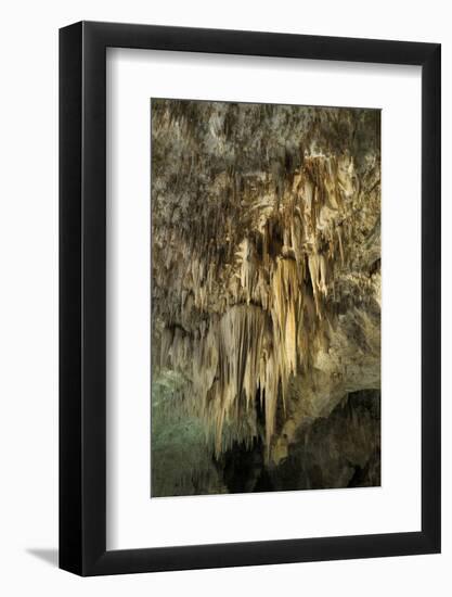 New Mexico, Carlsbad Caverns National Park. the Chandelier Stalactite Formation-Kevin Oke-Framed Photographic Print