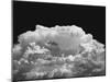 New Mexico Cloud Thunderhead Landscape Abstract in Black and White, New Mexico-Kevin Lange-Mounted Photographic Print