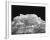 New Mexico Cloud Thunderhead Landscape Abstract in Black and White, New Mexico-Kevin Lange-Framed Photographic Print