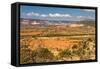 New Mexico Desert Landscape-Carbonbrain-Framed Stretched Canvas