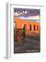 New Mexico - Fort Union National Monument-Lantern Press-Framed Art Print