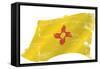 New Mexico Grunge Flag. A Grunge Flag of New Mexico in the Win with a Texture-TINTIN75-Framed Stretched Canvas