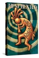 New Mexico - Kokopelli-Lantern Press-Stretched Canvas