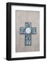 New Mexico, Laguna Mission. Cross in Mission San Jose De La Laguna-Luc Novovitch-Framed Photographic Print