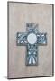 New Mexico, Laguna Mission. Cross in Mission San Jose De La Laguna-Luc Novovitch-Mounted Photographic Print