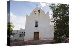New Mexico, Laguna Mission. Mission San Jose De La Laguna-Luc Novovitch-Stretched Canvas