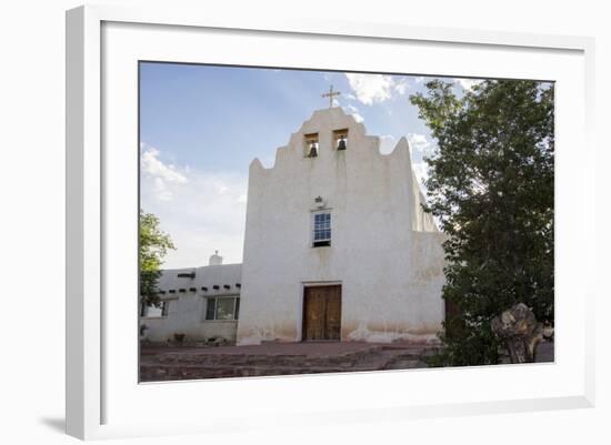 New Mexico, Laguna Mission. Mission San Jose De La Laguna-Luc Novovitch-Framed Photographic Print