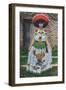 New Mexico, Lovely Woman in a Chinese Poblano Costume-Lantern Press-Framed Art Print