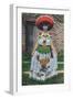 New Mexico, Lovely Woman in a Chinese Poblano Costume-Lantern Press-Framed Art Print