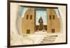 New Mexico. Painting in the Mission San Jose De La Laguna-Luc Novovitch-Framed Photographic Print