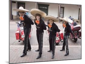 New Mexico, Santa Fe. Hispanic Folkloric Dance Group, Bandstand 2014-Luc Novovitch-Mounted Photographic Print